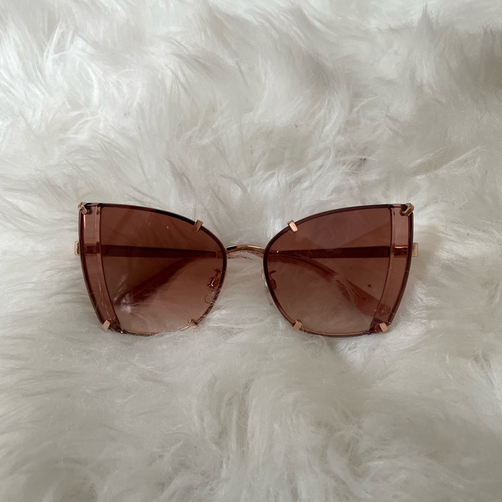 Dolce & Gabbana D&G Rose Gold Pink Sunglasses